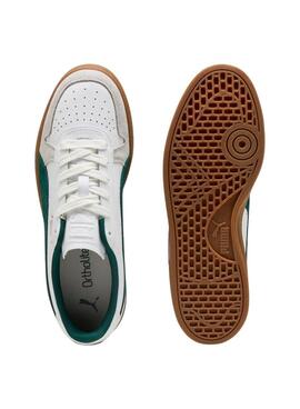 Zapatillas Puma Indoor blanco y verde para hombre