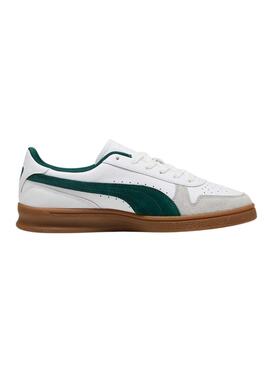 Zapatillas Puma Indoor blanco y verde para hombre