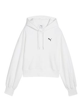 Sudadera Puma Wardrobe blanco para mujer