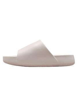 Chanclas Nike Calm beige para mujer