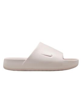 Chanclas Nike Calm beige para mujer