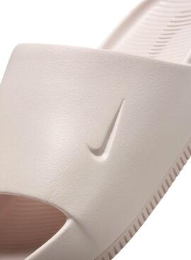 Chanclas Nike Calm beige para mujer