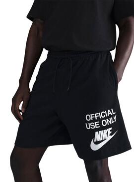 Bermuda Nike Club negro para hombre