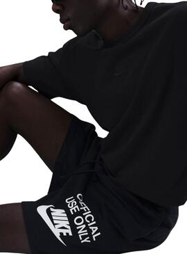 Bermuda Nike Club negro para hombre