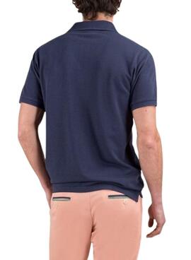 Polo El Ganso Dyed azul marino para hombre