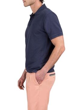 Polo El Ganso Dyed azul marino para hombre