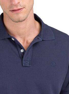Polo El Ganso Dyed azul marino para hombre