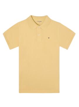 Polo Silbon Clásico amarillo para hombre