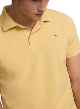 Polo Silbon Clásico amarillo para hombre