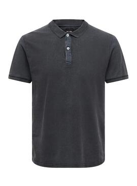 Polo Only and Sons Travis azul marino para hombre