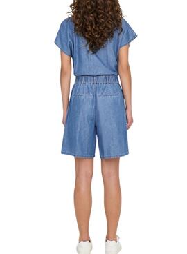 Bermuda Only Bea denim azul para mujer