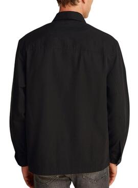 Sobrecamisa Calvin Klein Jeans Cargo negro para hombre