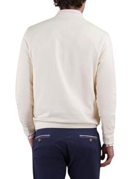 Sudadera El Ganso Flocado beige para hombre