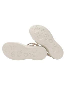 Sandalias Walkin Pitas Claire beige para mujer