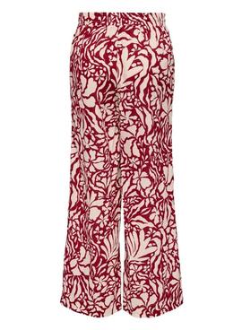 Pantalón Only Kaleen rojo para mujer 