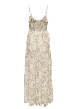 Vestido Only Chiara beige para mujer