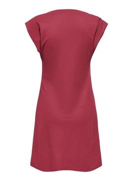 Vestido Only Jany granate para mujer