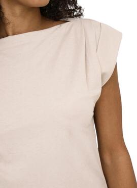 Vestido Only Jany beige para mujer