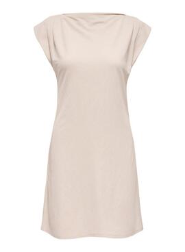 Vestido Only Jany beige para mujer