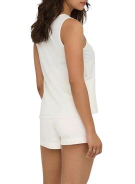 Camiseta Only Free blanco para mujer