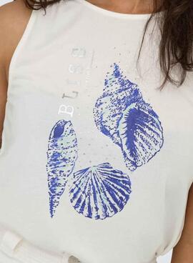 Camiseta Only Free blanco para mujer