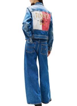 Chaqueta vaquera Tommy Jeans Trucker azul para mujer