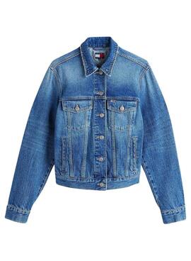Chaqueta vaquera Tommy Jeans Trucker azul para mujer