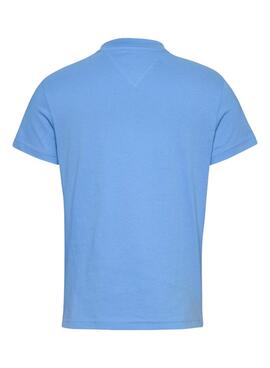 Camiseta Tommy Jeans Bubble azul para mujer