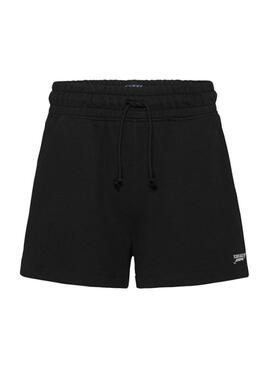 Shorts Tommy Jeans Script negro para mujer