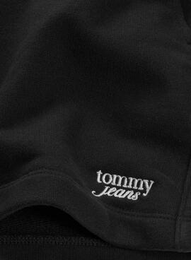 Shorts Tommy Jeans Script negro para mujer