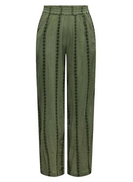 Pantalón Only Liana verde para mujer