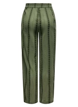 Pantalón Only Liana verde para mujer