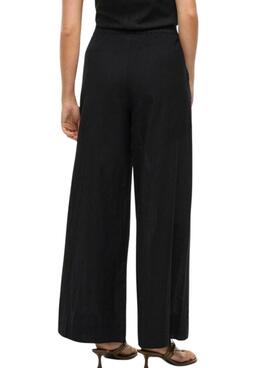 Pantalón Vila Etni negro para mujer