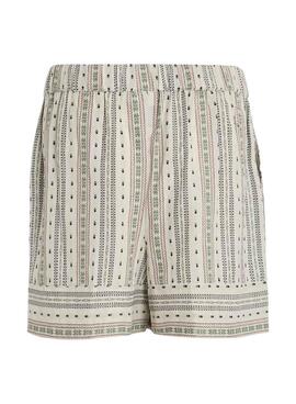 Bermudas Vila Senso beige para mujer