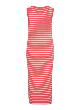Vestido Vila Zicha coral para mujer