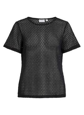 Camiseta Vila Mine negro para mujer