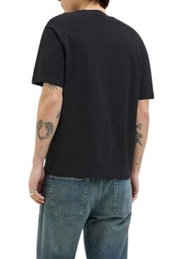 Camiseta Jack and Jones Porto negro para hombre