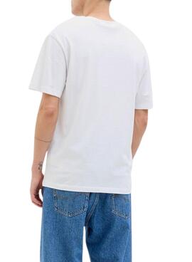 Camiseta Jack and Jones Porto blanco para hombre