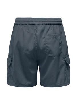 Bermudas Only and Sons Onskal gris para hombre