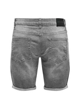 Bermudas Only and Sons Sply gris para hombre