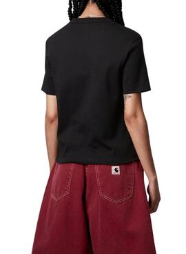 Camiseta Carhartt Luca negro para mujer