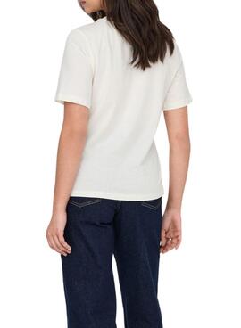 Camiseta Only Rosa New York para mujer