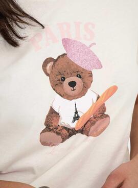 Camiseta Only Rosa Paris para mujer