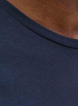Camiseta Jack and Jones Jaxon marino para hombre