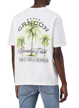 Camiseta Only and Sons Keane Cancún blanco para hombre