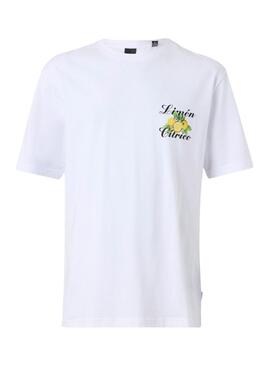 Camiseta Only and Sons Keane Limón blanco para hombre
