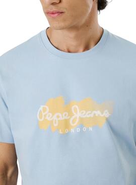 Camiseta Pepe Jeans Milton azul para hombre