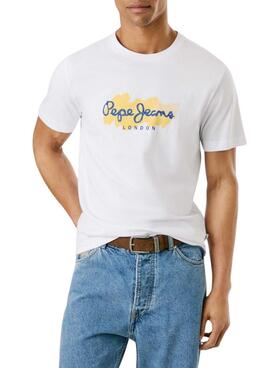 Camiseta Pepe Jeans Milton blanco para hombre