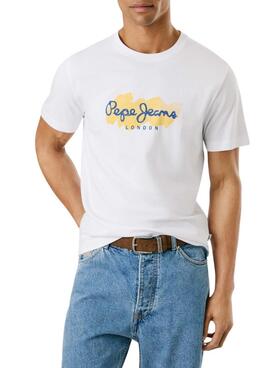 Camiseta Pepe Jeans Milton blanco para hombre
