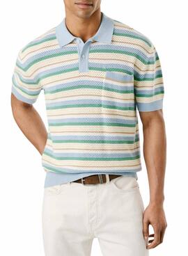 Polo de punto Pepe Jeans Preston rayas para hombre